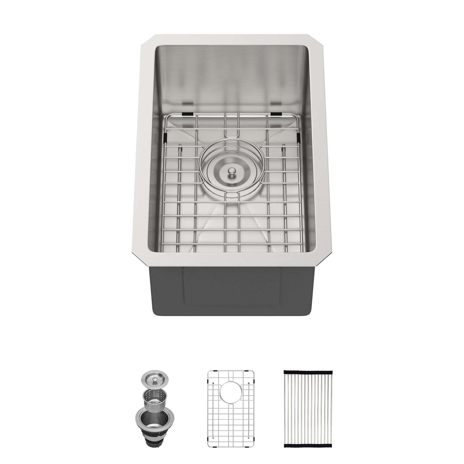 Lordear 12 inch undermount bar sink