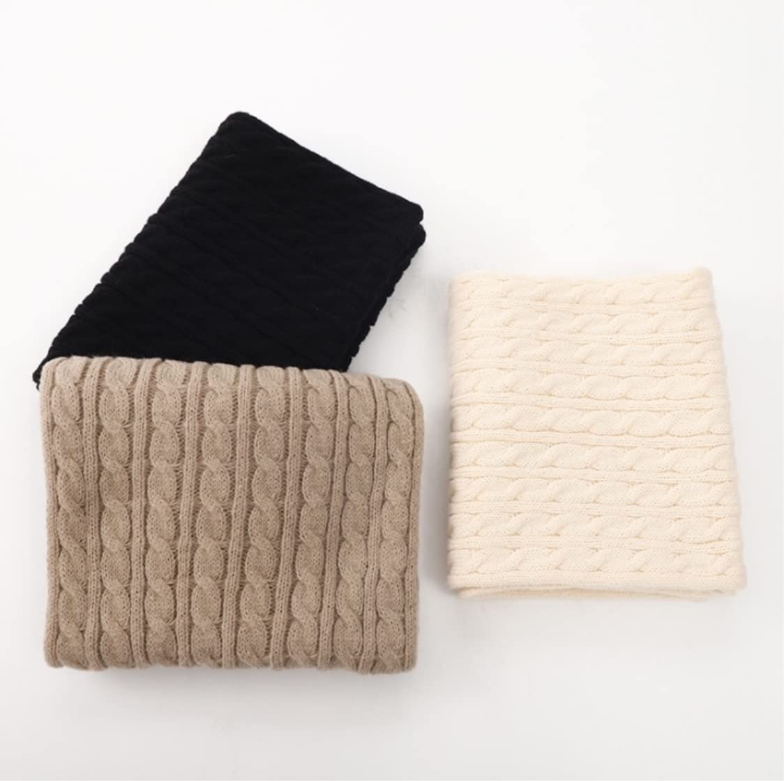Sciarpe Sciarpa Invernale Unisex Lavorata A Maglia Sciarpa Lunga Dolce Calda Per Ragazze Sciarpe da donna