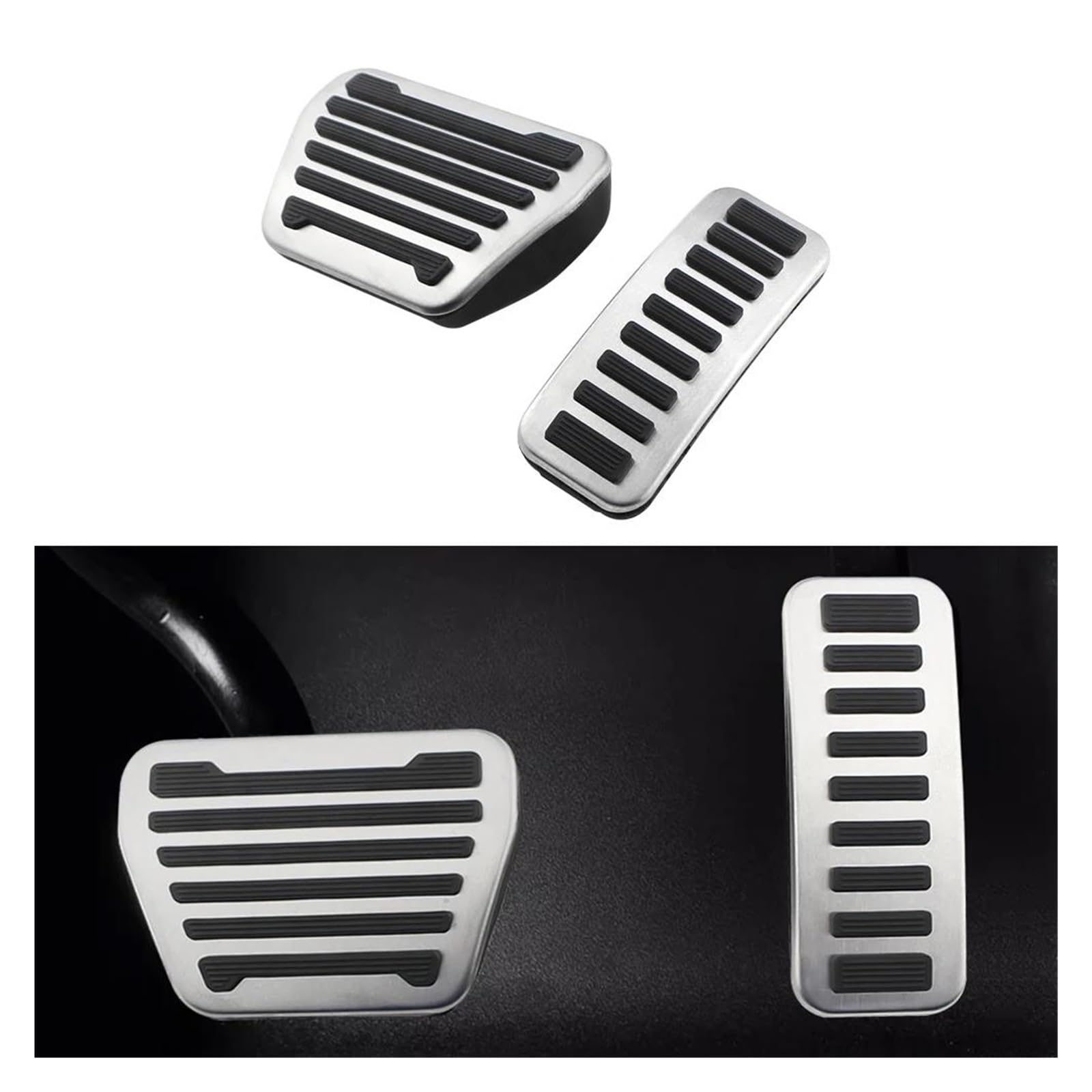 Gaspedal Abdeckung Für Range Rover Für Vogue Gaspedal Bremspedal | Für 2013–2020 Fußstützenabdeckung Für Kraftstoffbremse Im Auto
