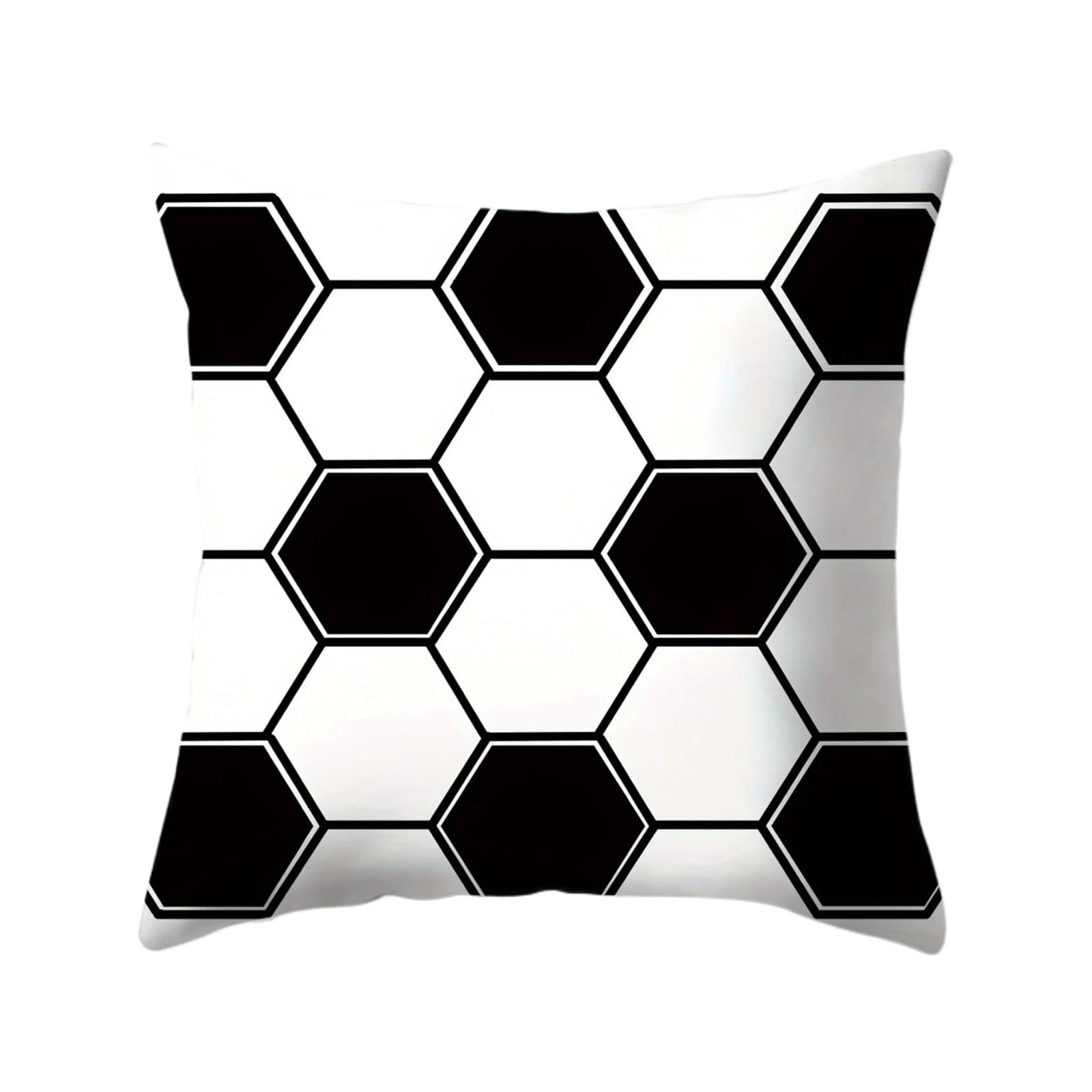 GIYXHU Football Pattern Pillow, Sport Theme Decor, Woven Polyester, Zipper Closure, For Sofa Bedroom for Sofa(Color4)