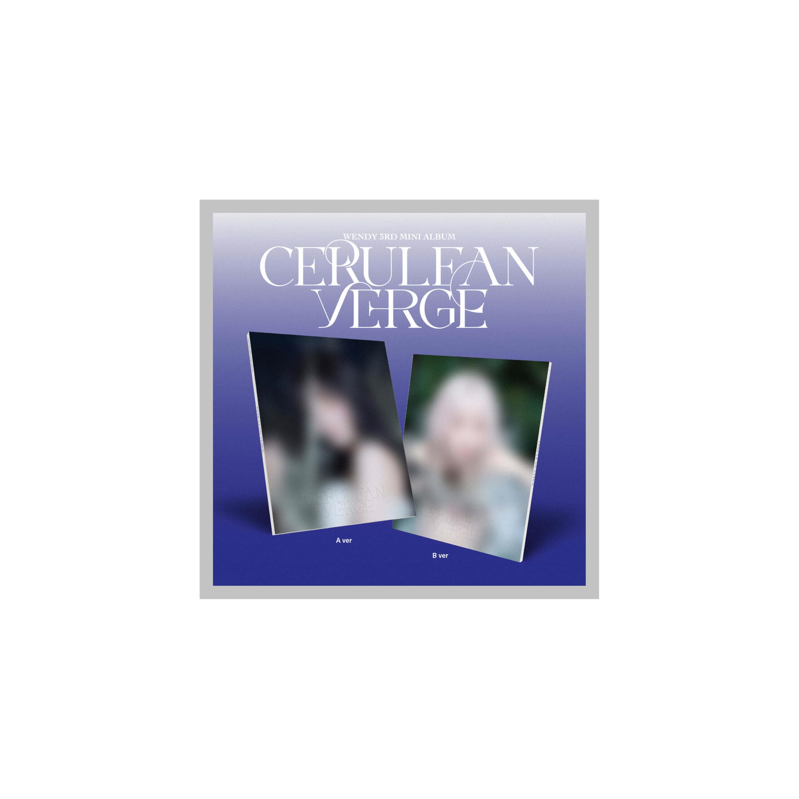 Mini album Wendy Cerulean Verge en velours rouge version photobook aléatoire avec suivi scellé