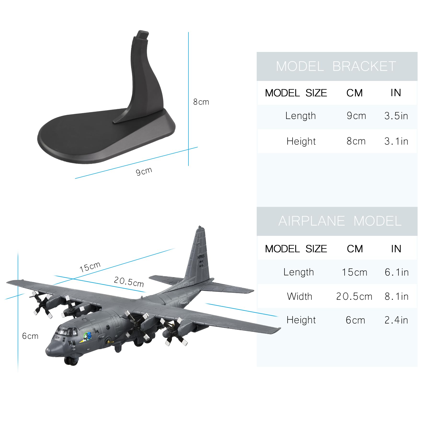 Amazon.com: Busyflies Fighter Jet Model AC130 Attack Fighter Plane