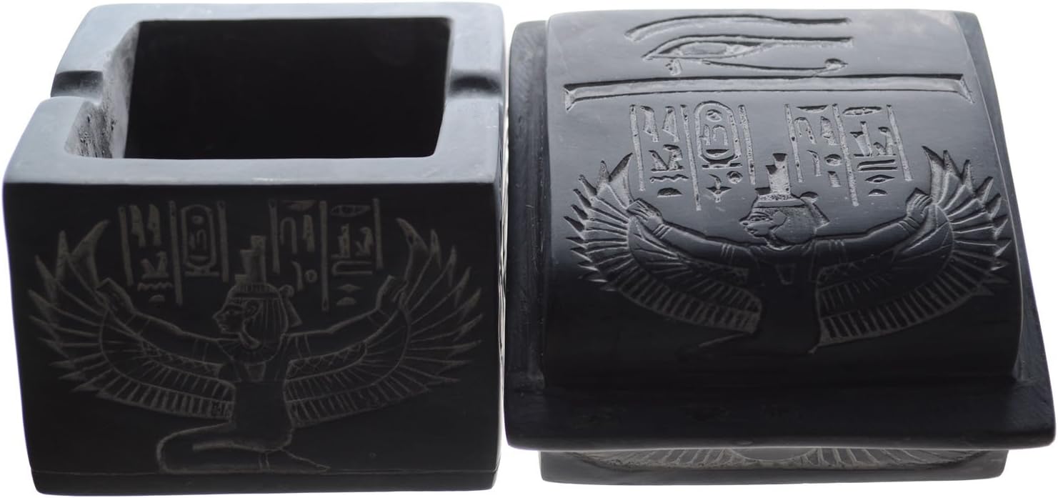 Egyptian Canopic Jars In Box