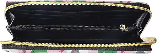 Miniatura 3 de Mumeson Hipster estampado mujeres cartera larga embrague cremallera PU cuero titular de la tarjeta