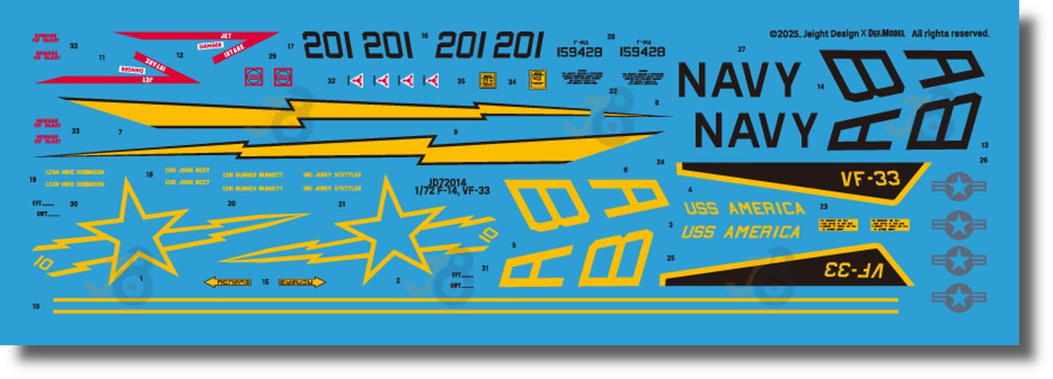 Amazon | デフモデル 1/72 現用 アメリカ海軍艦上戦闘機 F-14A トム