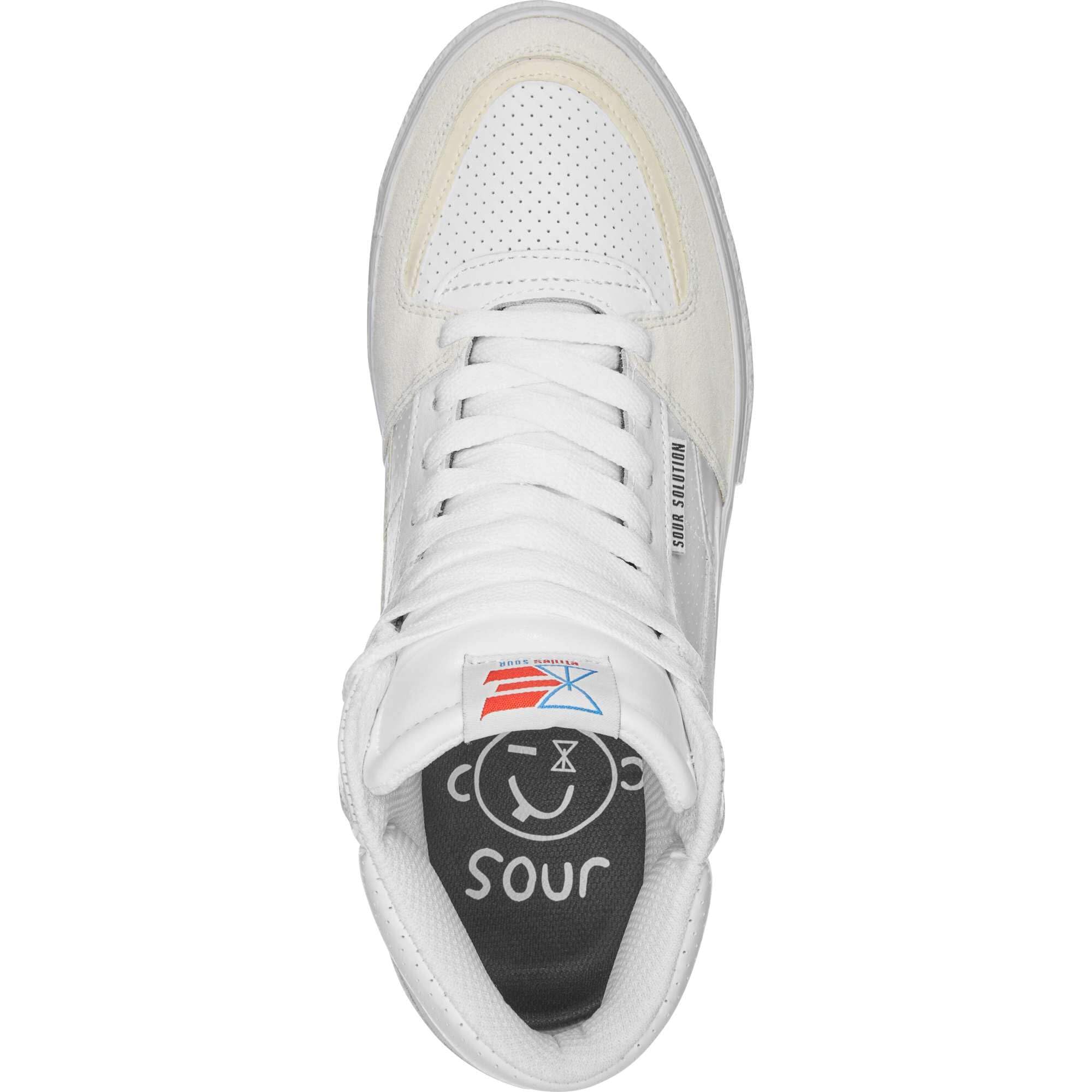 etnies Men's Screw Vulc Mid X Sour Skate Shoe, White, 9.5