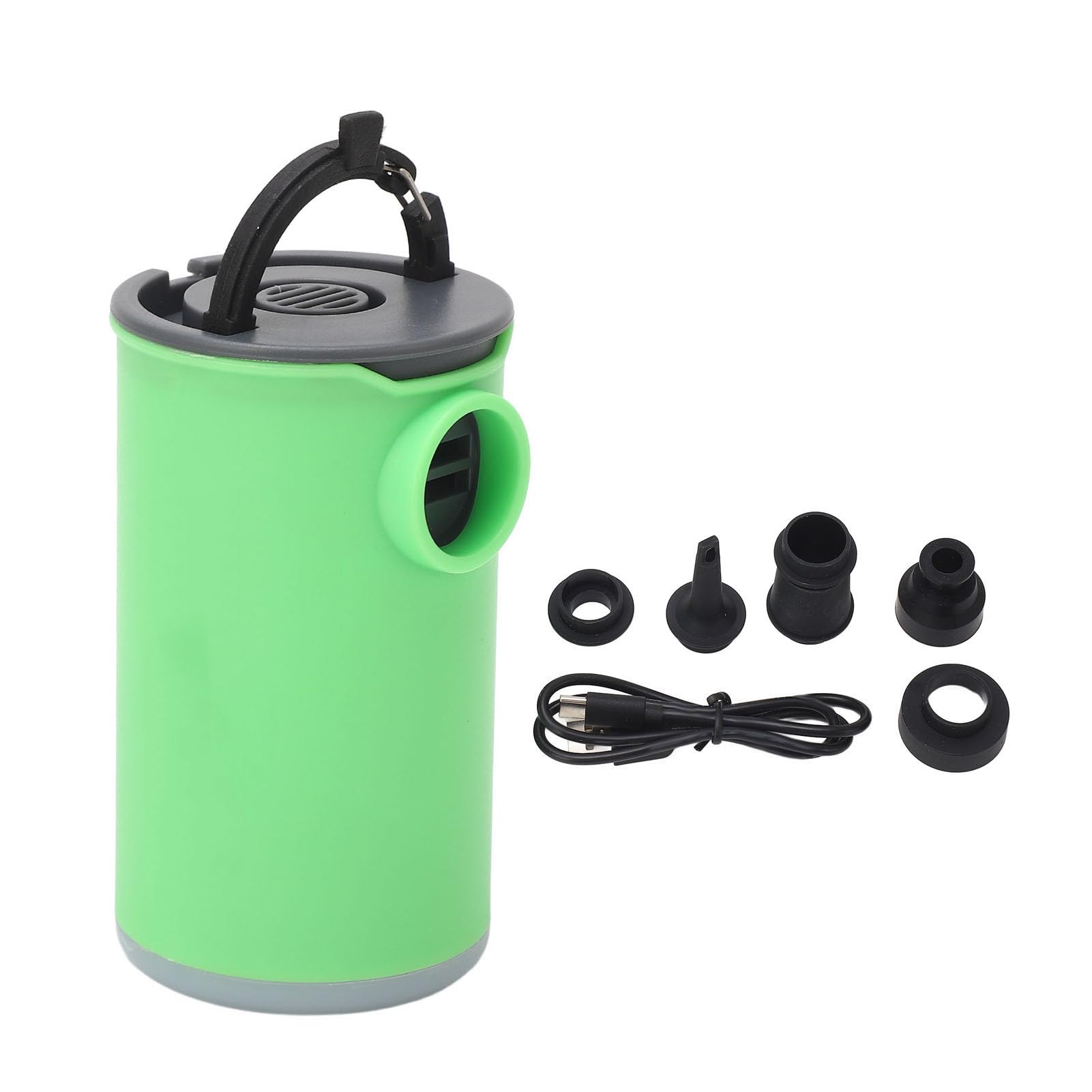 Yuecoom Mini Air Pump,Rechargeable Mini Pump, Portable Inflate Deflate Mini Pump,for Inflatable Beds, Inflatable Sofa Ainflatable Boats(Green)