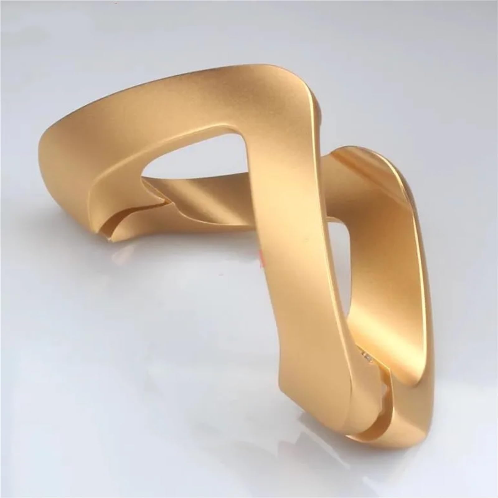 Manilla para Puerta de Cristal Manija de puerta vidrio aluminio espacio sólido engrosado, manija madera deslizante push-pull(Champagne Gold)