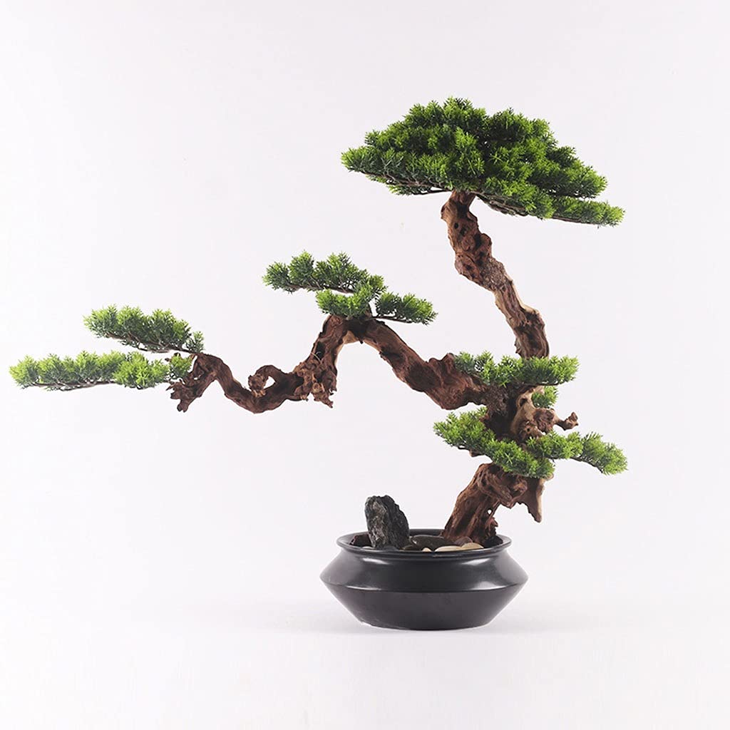 HASMI Schreibtisch deko Neue chinesische Innenwohnung Dekorationen Simulation Desktop Dekorationen Desktop Grüne Pflanzen Dekorationen Handwerk Zubehör Decoración del hogar
