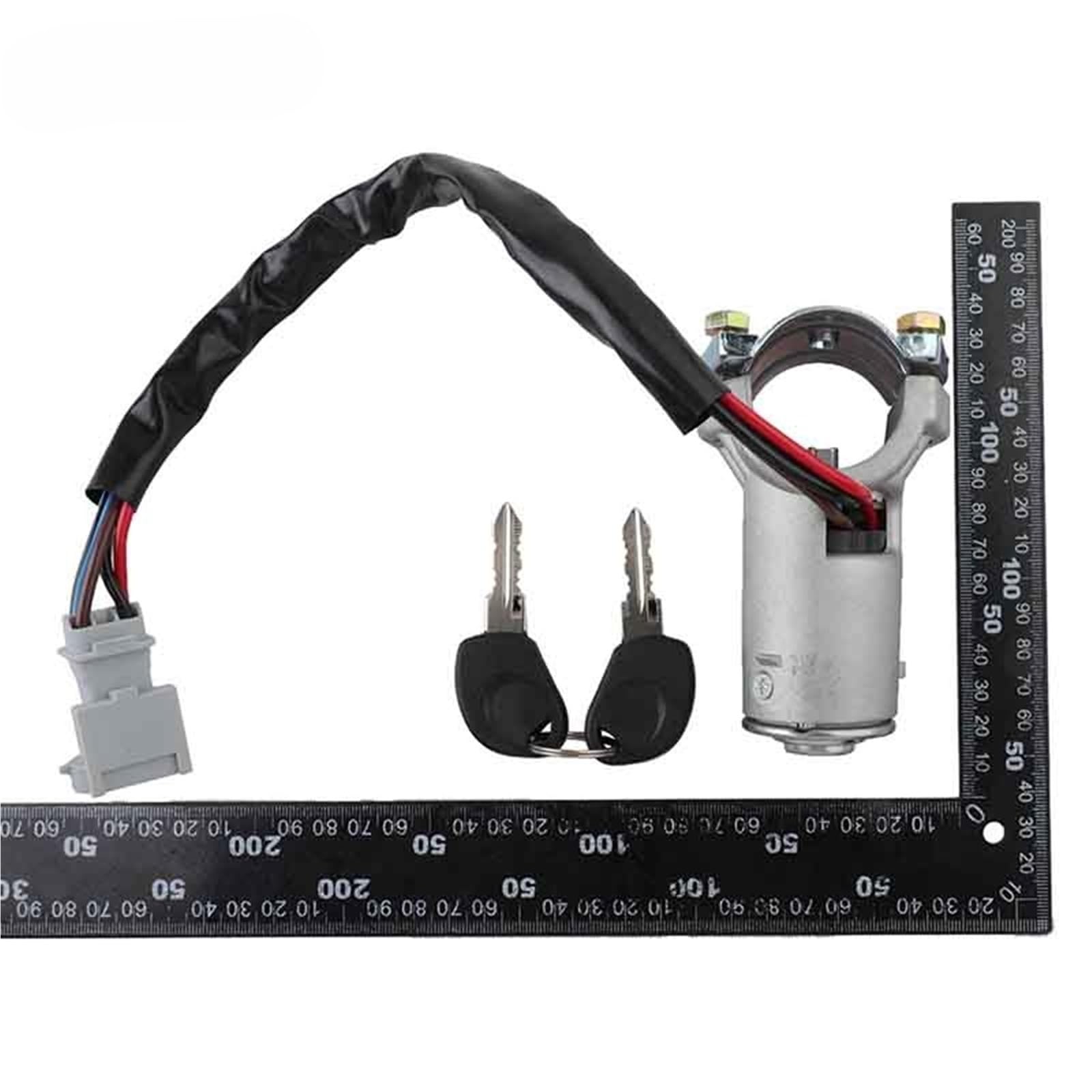 Interruptor de encendido del coche Cilindro de cerradura encendido 500326598 4 pines para accesorios coche para IVECO