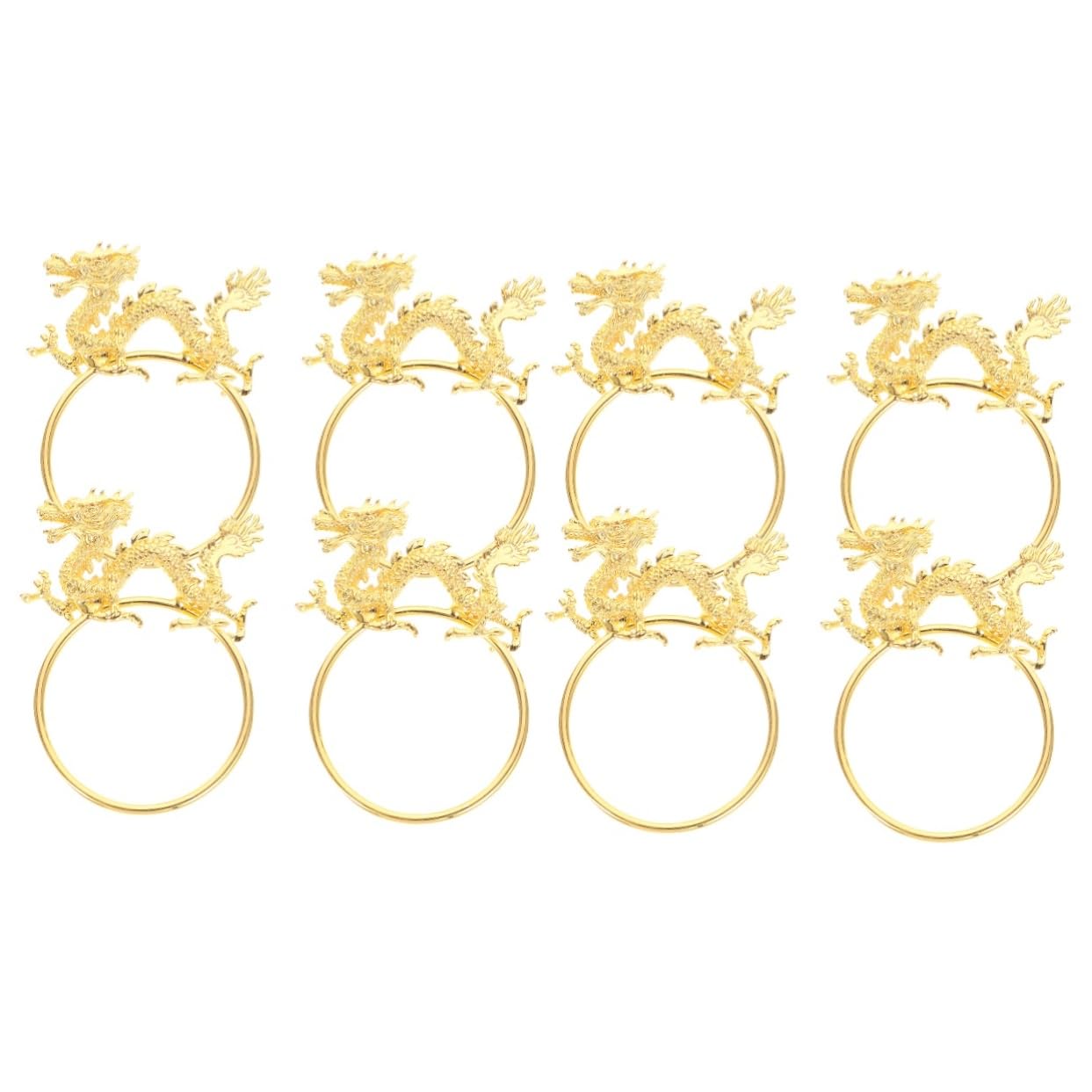 Cabilock 4 Set Portatovagliolo Festina Party Guarnitura Strenne Titolari Portatovaglioli Rustici Anelli Di Tovagliolo Matrimonio Fibbia Per Tovaglioli Per Hotel Metallo Golden 4 Pezzi * 4