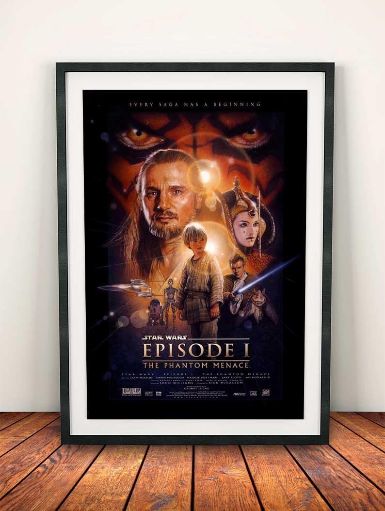 SOMANYPOSTERS Star Wars Episode I The Phantom Menace 1999 A4 Movie/Film Poster/Print 260gsm Photo Paper