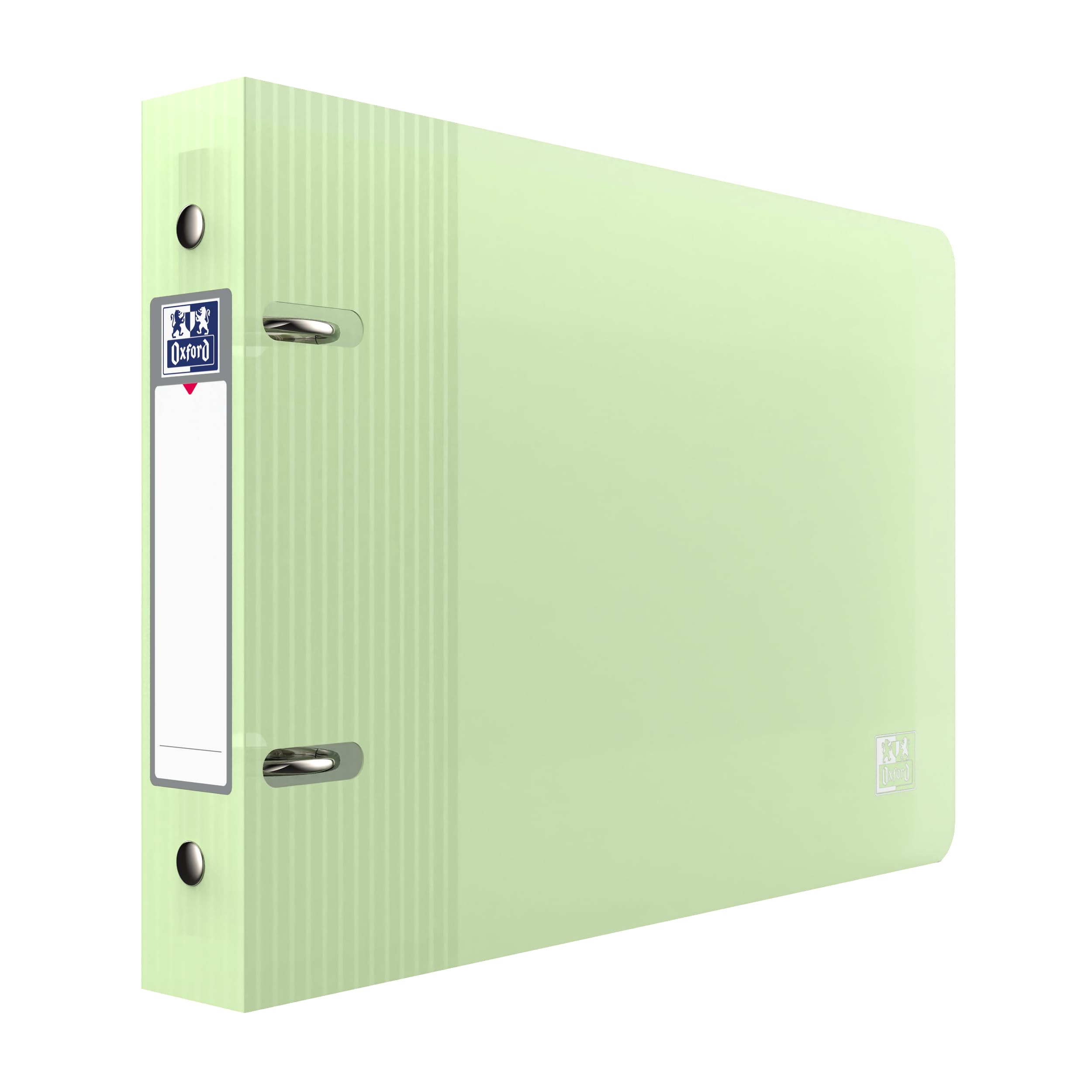 Image secondaire de Lot de 2 Classeurs A5 Oxford pour Fiches Bristol - Bleu et Vert Pastel