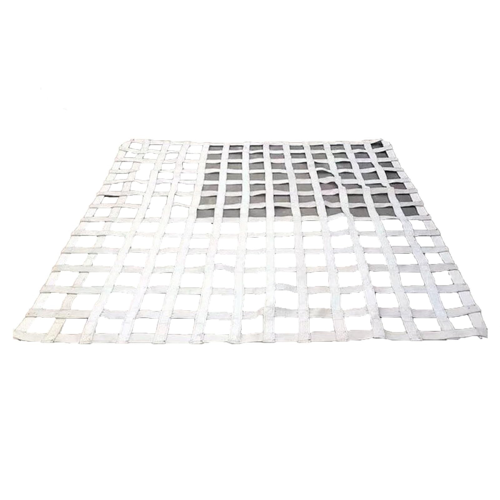 GUODDM Filet De Levage Sécurité, Sangles Plates en Nylon, Filet Chargement pour Palettes Résistant Aux Déchirures, Gréement, Déplacement, Remorquage Et Équipement Travail(3 X 3M/Mesh 15cm/Load 2.5t)