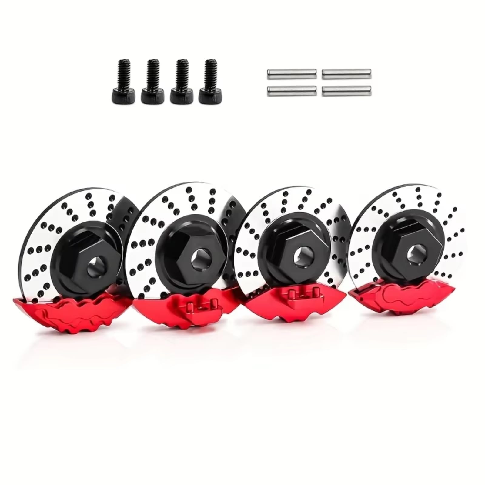Juguetes Accesorios Compatible con Traxxas 4-Tec Coche Derrape Tracción Trasera 1/10 RC Piezas Upgrade Discos Freno Delanteros Y Traseros 8352 8367