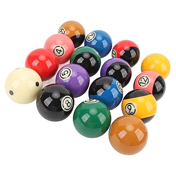 ビリヤードボール セット Amazon | PATIKIL 1-1/2インチ ビリヤードボールセット ミニ