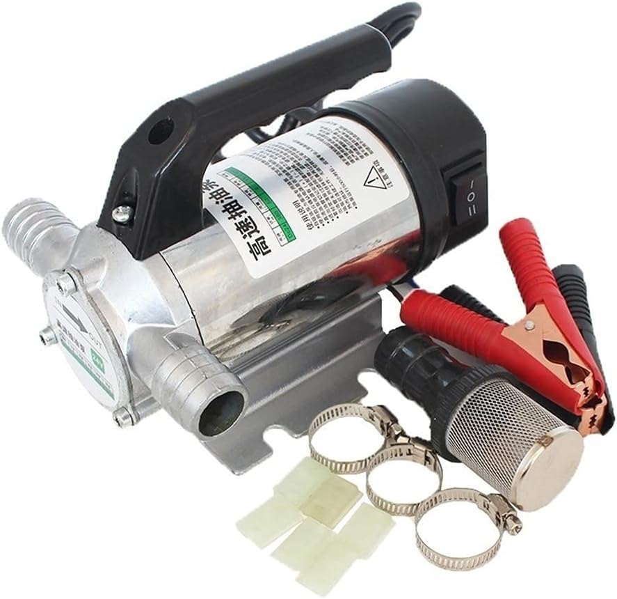 ZTBH Stainless Steel Booster Pump Lawn Jet Pumps Small Auto Refueling Pump, Electric Automatic Fuel Transfer Pump for Pumping Oil/Diesel/Kerosene/Water for Home Garden Water Transport Irrigation