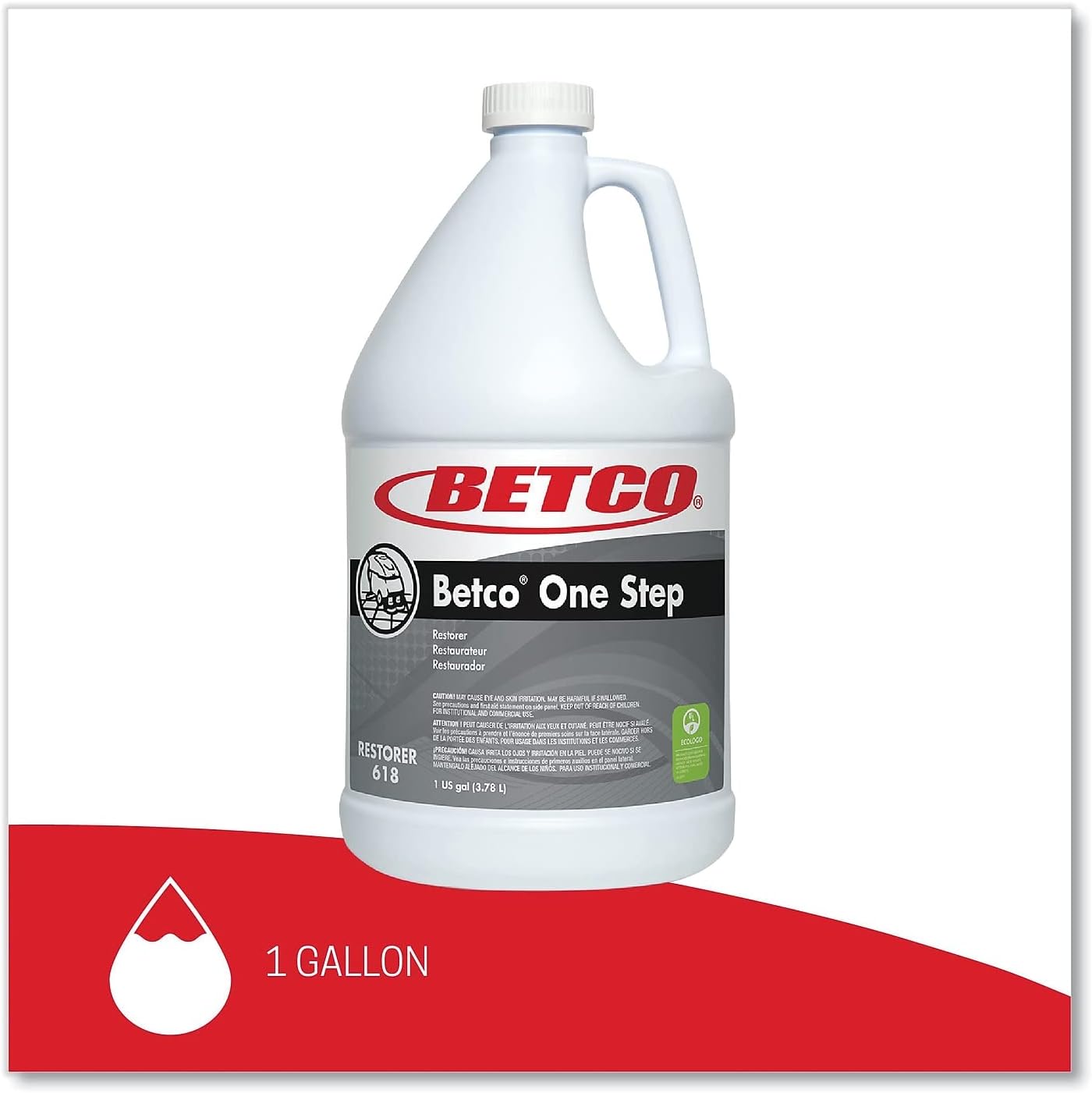 Betco® One Step Restorer, Citrus Scent, 128 Oz Bottle, Case Of 4 Restorers