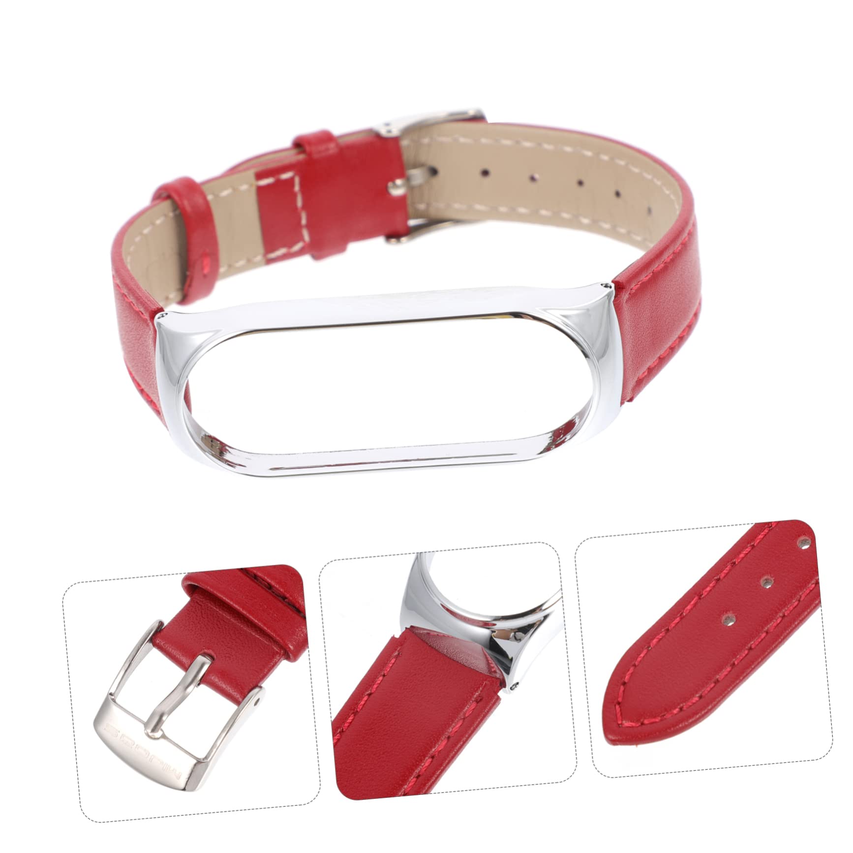 Gatuida 3Pcs Correa Reloj Inteligente Para Mujer Correa De Reloj De Liberación Rápida Reloj Digital Para Mujeres Relojes De Moda Para Mujeres Mi 5 Correa De Reloj 5 Mijo 5 Pulsera Piel