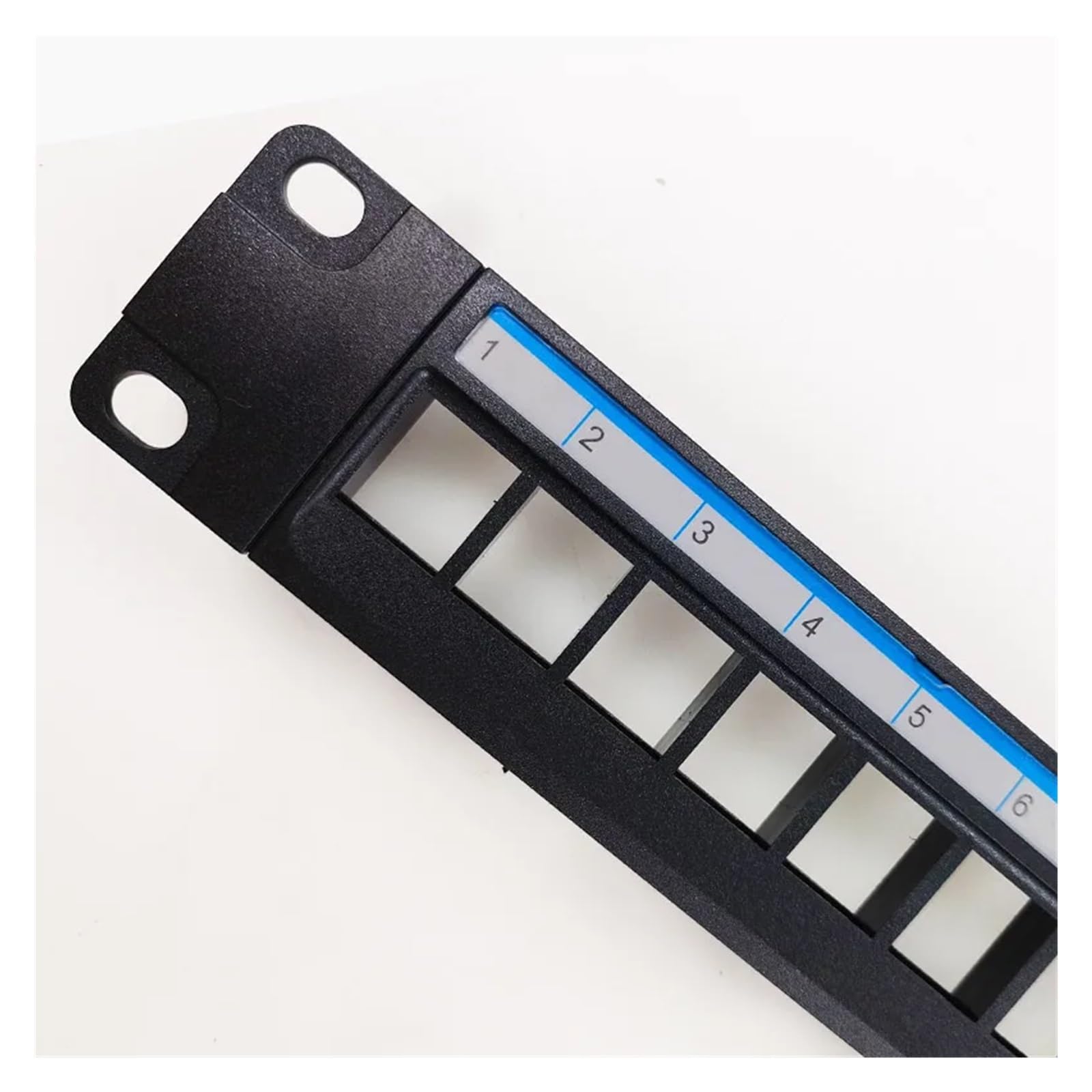 Ungeschirmtes 24-Port-Leerrack, Netzwerk-Patchpanel, 19 Zoll