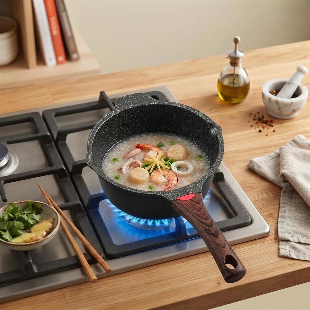 Vinchef Sauce Pan Set - 2/3/4QT Nonstick Cookware -5 Vinchef Sauce Pan Set - 2/3/4QT Nonstick Cookware -5