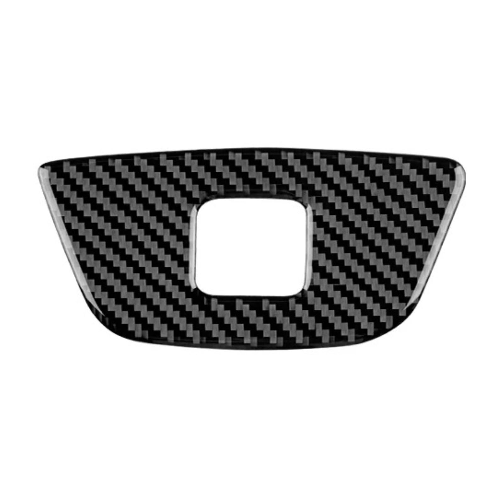 QBKGMEWCA Car Center Frame Trim Sticker Compatible for Seat Ibiza 6j 2009 2010 2011 2012 2013 2014 LHD RHD Real Soft Carbon Fiber(Type3)