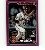 2024 Topps Chrome Pink Refractor #22 Wade Meckler RC Rookie San Francisco Giants MLB Baseball Trading Card