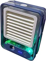 Mini Ar Condicionado Climatizador Portátil Umidificador ar Refrigerado Usb Bateria Recarregavel