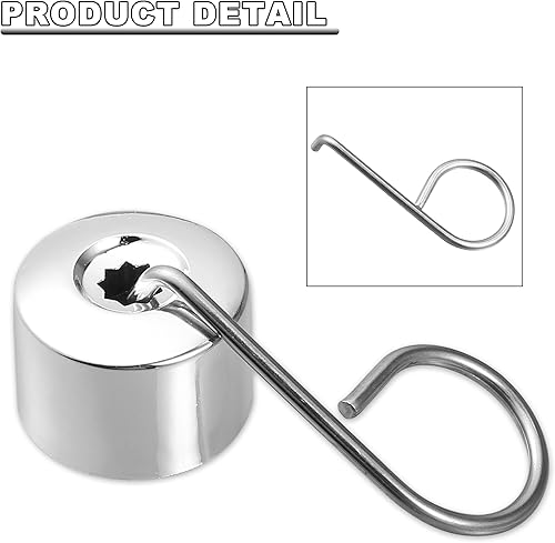 Miniatura 7 de X AUTOHAUX 20 tapas de bloqueo de rueda de 0.669 in, tapas de tuerca de perno central, tapas de bloqueo de pernos con juego de herramientas de