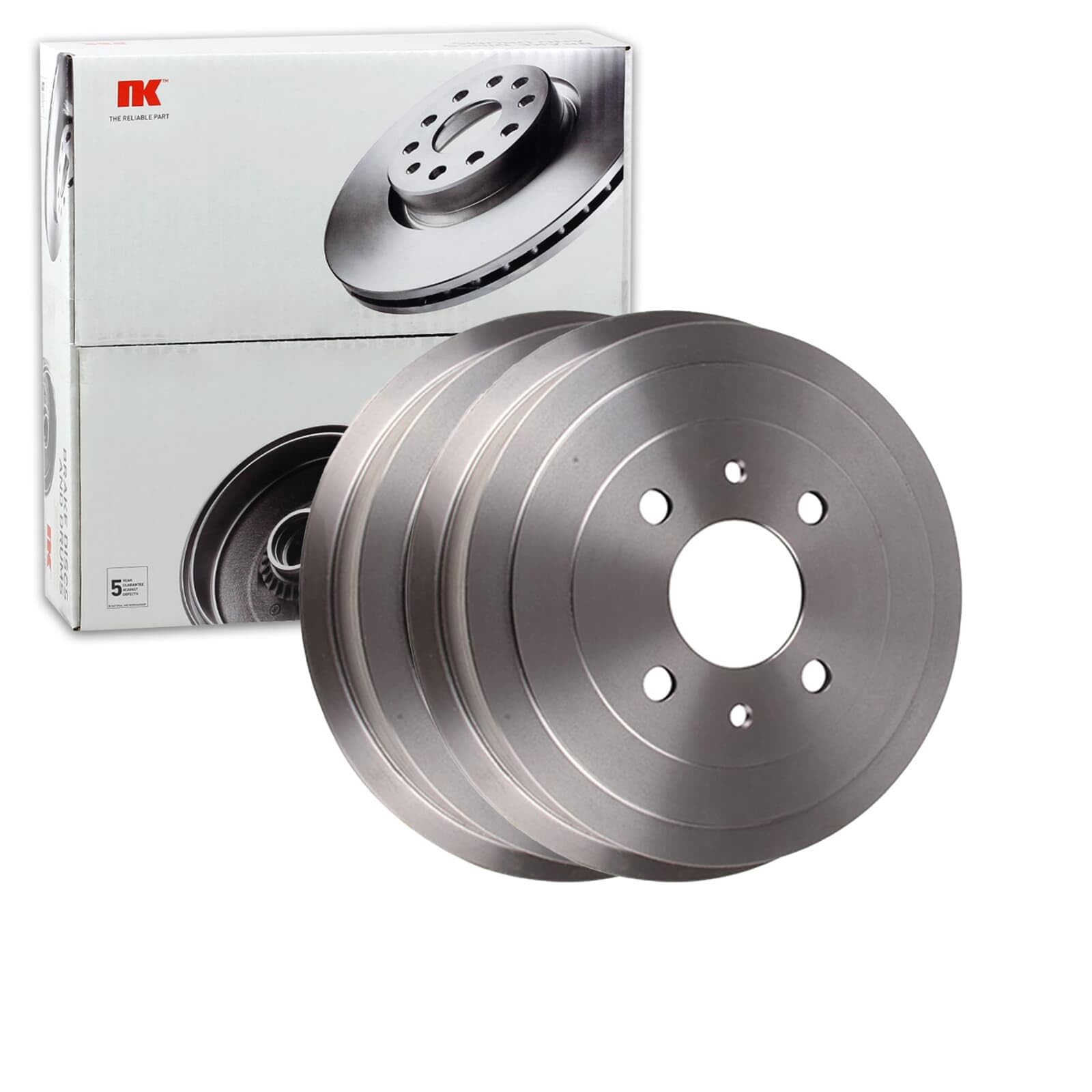 2X NK 203mm Bremstrommeln hinten | 2x 252323 passend für 145 146 Brava