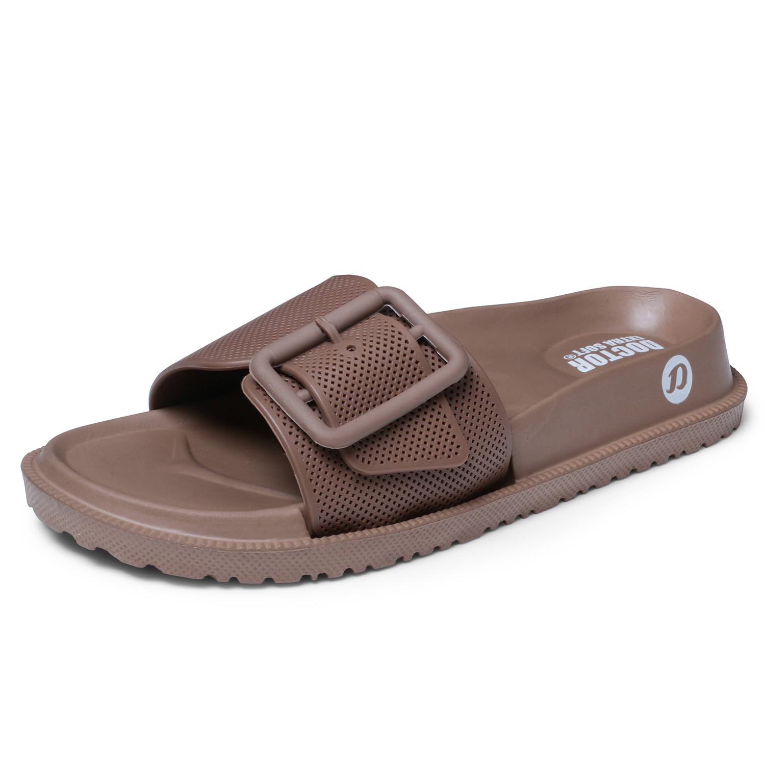doctor extra soft Women's Classic Cushion Sliders/Slippers with Adjustable Buckle Strap for Adult|Comfortable & LightWeight|Stylish & Anti-Skid|Waterproof & Everyday Flip Flops for Women's New-DR-526-picture-53