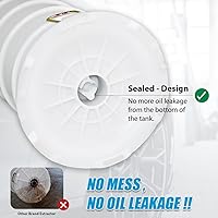 Vista 5 de FIRSTINFO A1108USY3 - Extractor de vacío de aceite neumático/manual de Taiwán patentado de 9L / 2.3 galones, bomba de cambio de aceite, tubo de 47