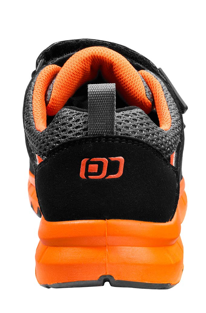 ruNNex® S1P-ESD-Sicherheitsklettsandale FlexStar, schwarz/orange, Gr. 42