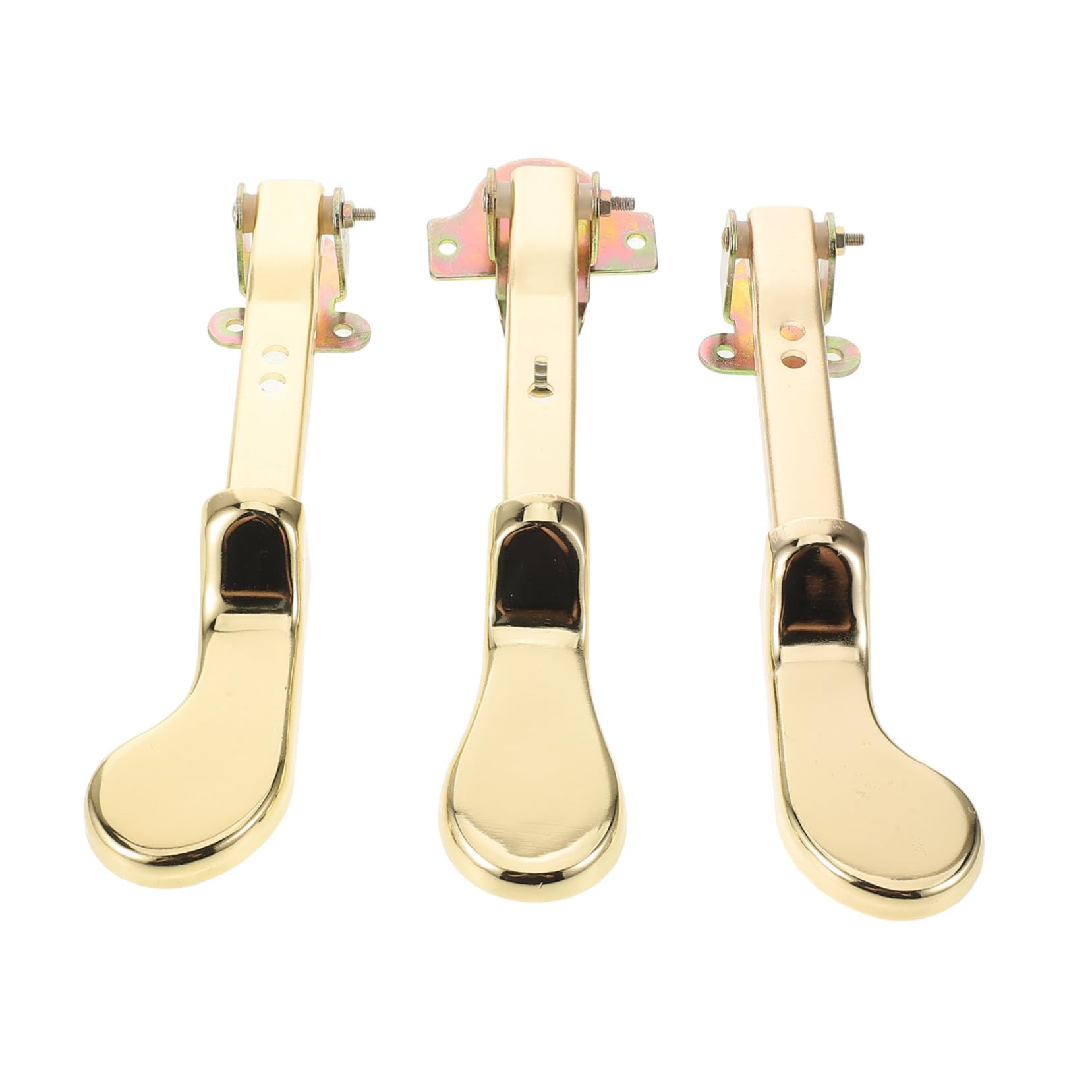 HEMOTON 3pezzi Pedale Sustain per Pianoforte Verticale Pedale per Tastiera Doppio Foro Parte di Ricambio per Strumenti Musicali