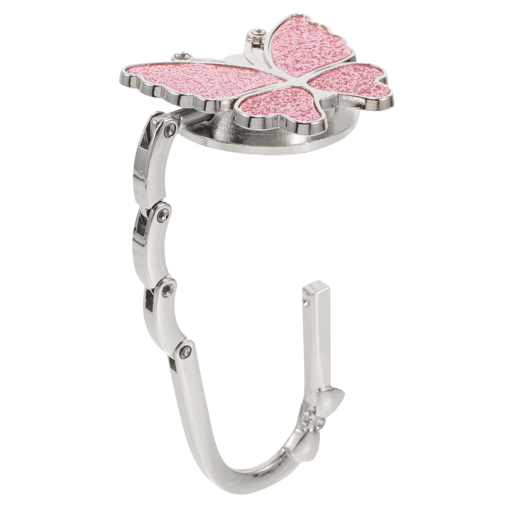 Housoutil 3pcs Large Butterfly Bag Hook Desk Accessories The Tote Bag Purse Desk Hooks Double Team Miss Fold