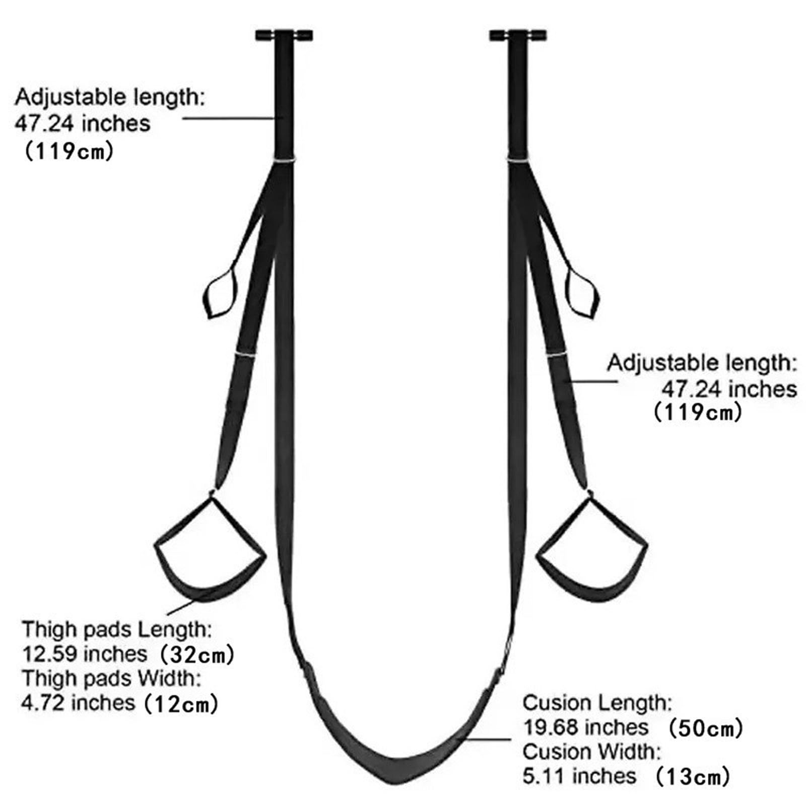 Les Jouets sexuels pour Couples Aiment Les balançoires, balançoire de Sexe SM Bondage Sexy d'intérieur pour Adultes, Couverture fétiche pour Adultes, balançoire rotative à 360 °, Chaise de Sexe