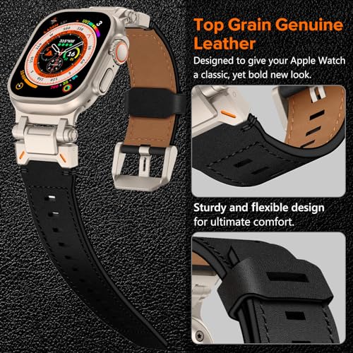 Image of KADES Rugged TPU Sport Band for Apple Watch Ultra 3 /2 /1 49mm, Metal Connectors for Apple Watch Series 11 /10 /SE3 46mm Series 9 /8 /SE2 /7 /6 /SE /5 /4 /3 /2 /1 45mm /44mm /42mm