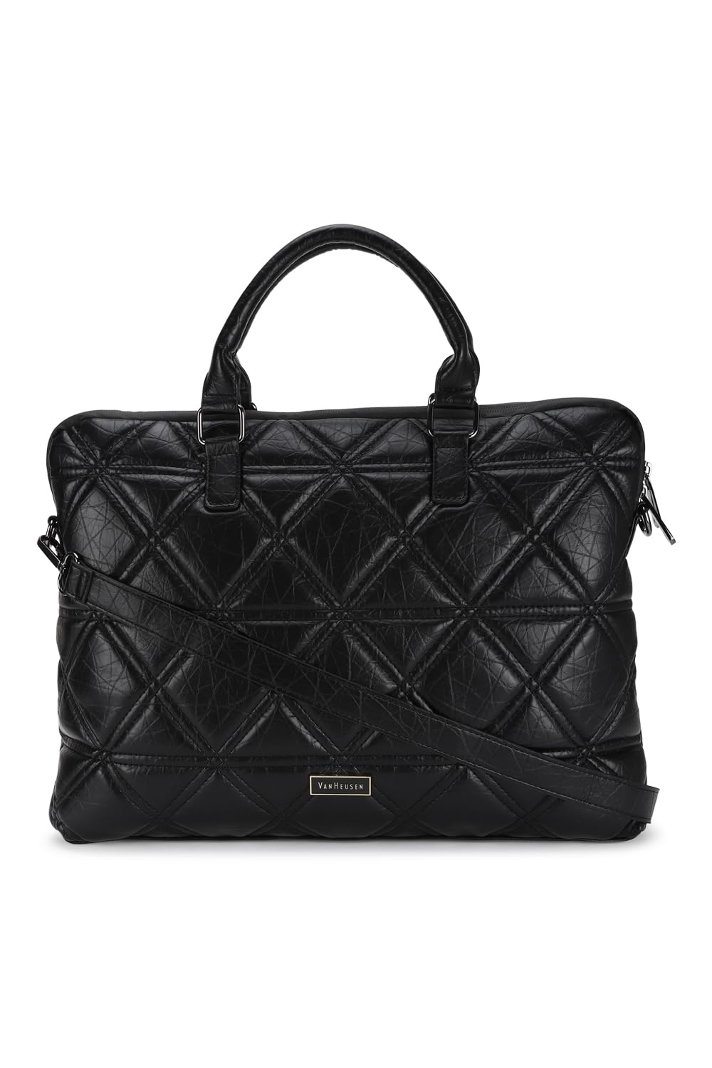 Van Heusen Women Black Textured Casual Laptop Bag (B0DFPYVFD2) Amazon Price History, Amazon Price Tracker