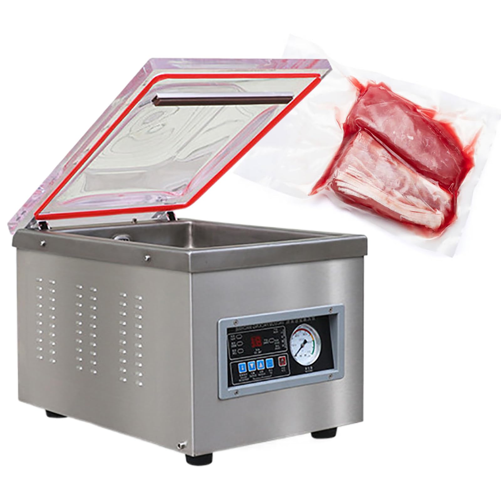 YXYLJOZ Chamber Vacuum Sealer Kitchen Packaging Machine, Kitchen Food Chamber Vacuum Sealer, Packaging Machine Sealer for for Fresh Meats, Fruit Saver, Home, Commercial Using