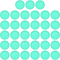 Vista 9 de PATIKIL Discos de encuadernación de libros de plástico de 0.945 in, paquete de 33 discos de expansión de disco redondos para planificador de Blanco