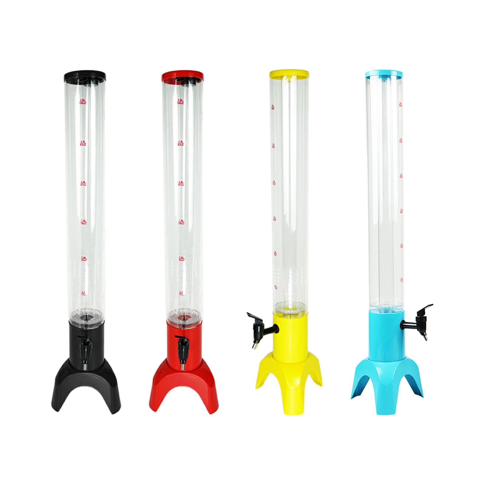 CALANDIS® Beer Tower with Tube Wine Dispenser Tabletop Beer Dispenser for BBQ Bars Black | 1 Piece Beer Tower Dispenser-image-21