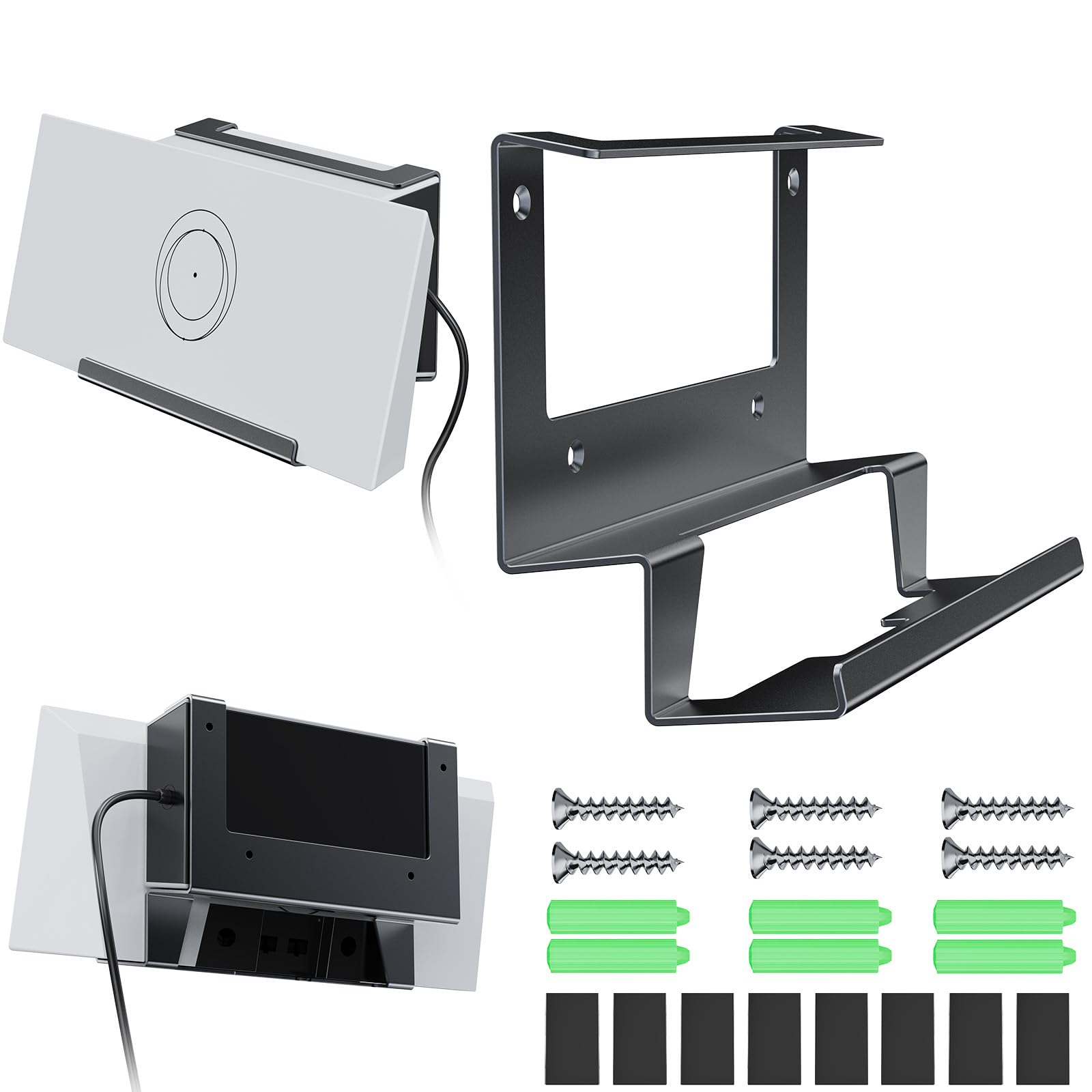 Starlink Gen 3 Router Mount, Standard Starlink V3 Mesh Router Gen 3 & Power Supply 2-in-1 Metal Wall Mount?Mounting Kit Accessories for Starlink V3 Mesh Router Wall Mount Holder