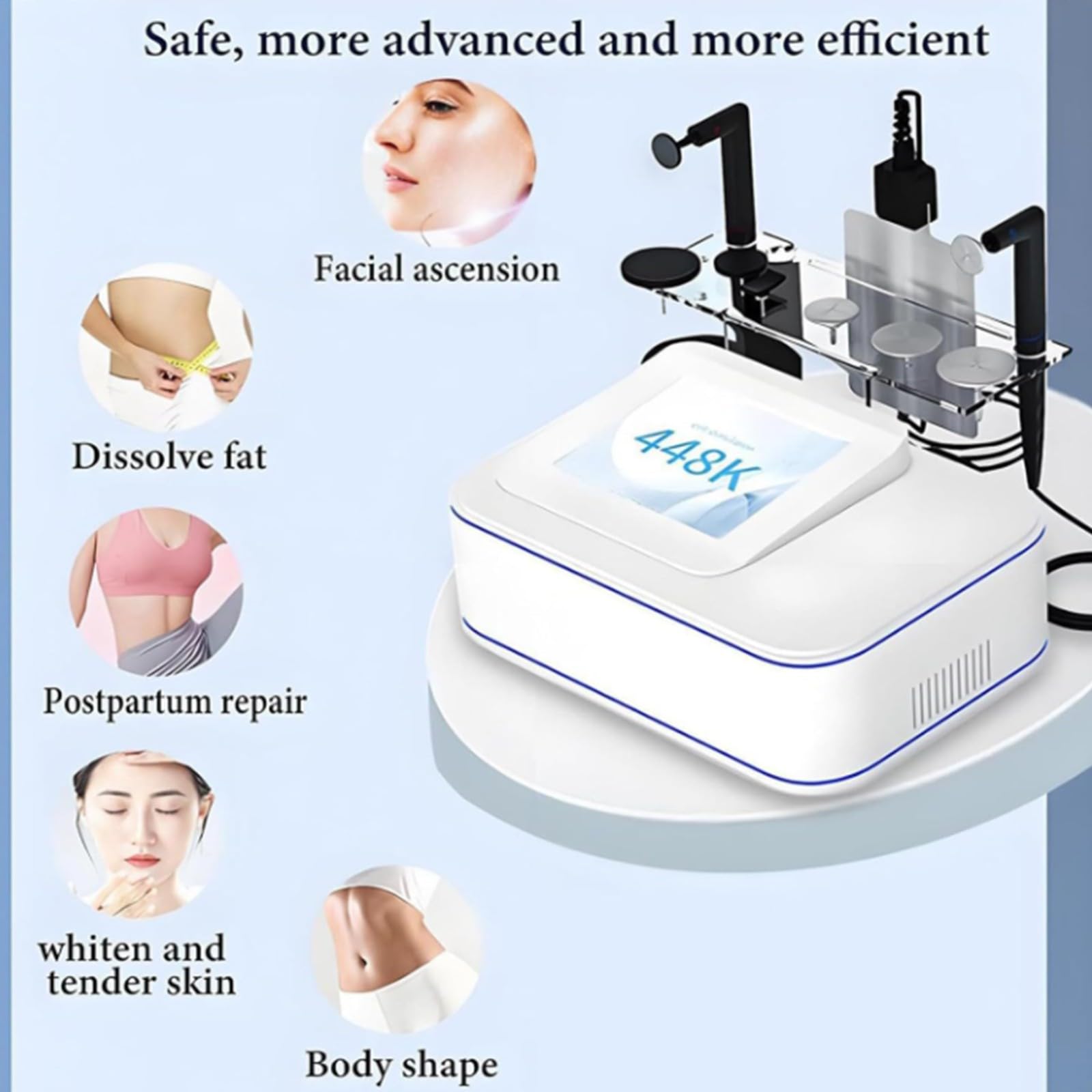 Sistema Di Lifting Facciale Dimagrante Per Il Corpo Di Bellezza RF Ad Alta Frequenza 448K, Dispositivo Rilassante Per Massaggiatore Per Fisioterapia Per Sollievo Dal Dolore A Riscaldamento Profondo