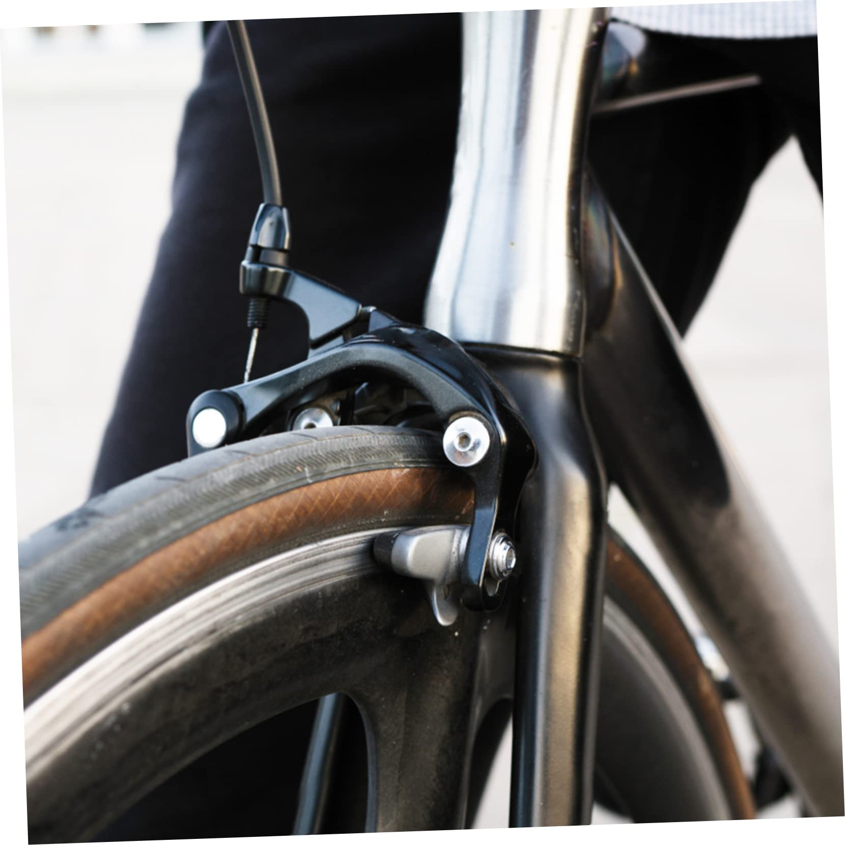 KICHOUSE Efficient Bike Brake Modification Kit Kit Sturdy Brakes Easy to Reset Install Black