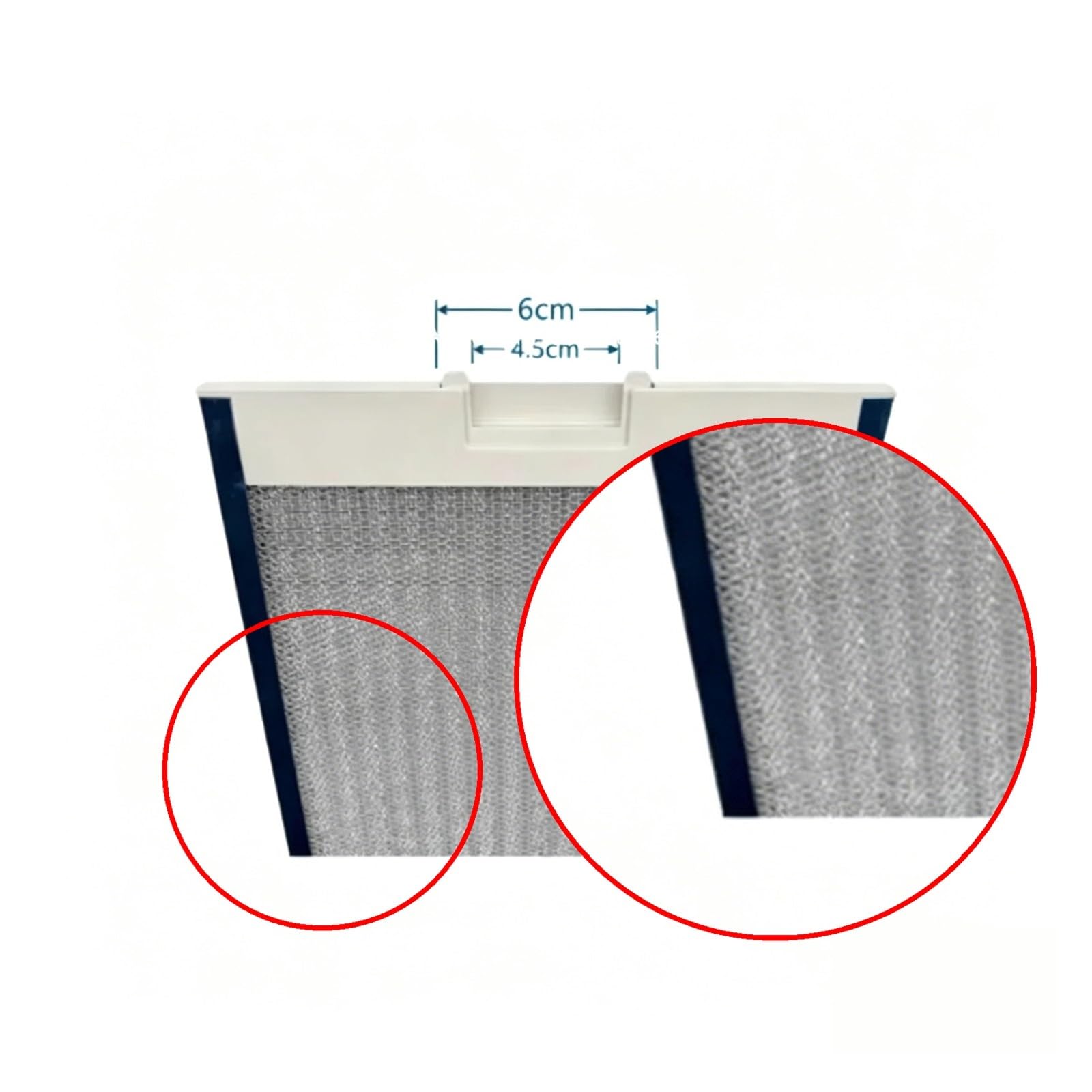 Filtro Antigrasso for Cappa Da Cucina, Compatibile Con Electrolux, EFP9020X EFP9030X EFP9520X Filtro for Cappa Da Cucina A Rete Metallica for Uso Domestico(20.5cm)