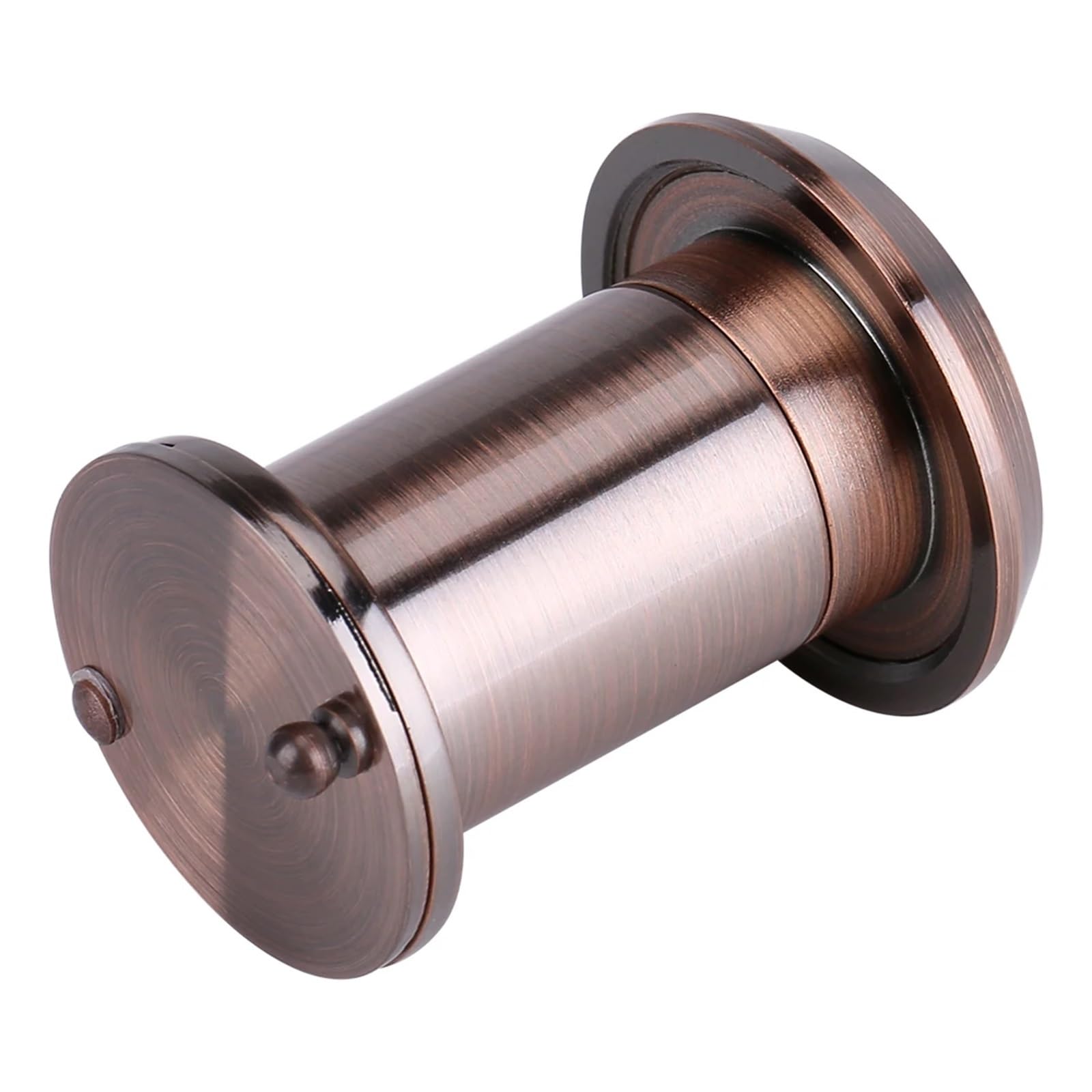 Gwyzax Brown Peep Holes For Door 4Pcs Zk20 Home Security Optical Glass 220 Degree Wide Angle Door Scope Viewer(Brown)
