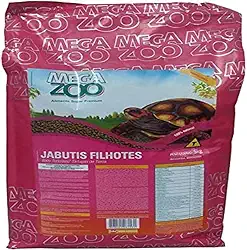 Ração extrusada Megazoo Jabuti Filhote 5Kg