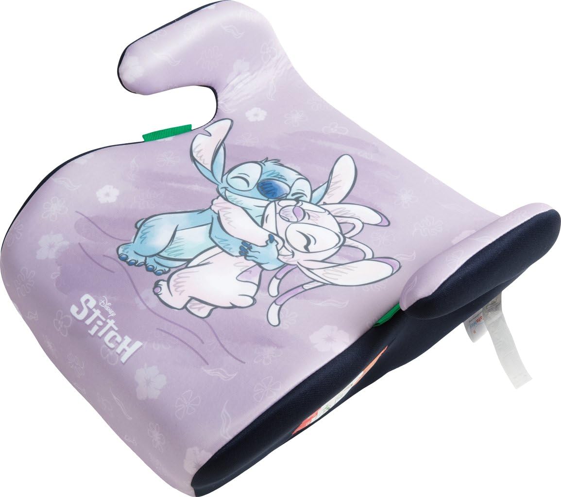 Tataway Stitch and Angel 126-150 i-Size R129 Baby R129 | Silla de coche infantil | Car Raise 126-150 cm, 22-36 kg, 6-12 años, grupo 3 | Ligera, extraíble y lavable