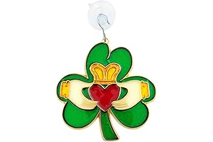 Westmon Works Claddagh Suncatcher: Timeless Irish Spirit Embodied in Glass