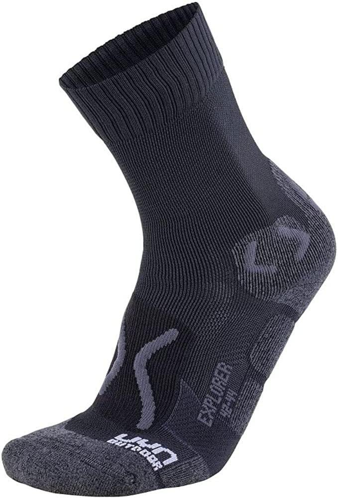 UYN S100046 TREKKING OUTDOOR EXPLORER Socks Men's Black/Anthracite 38